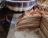 Foto langkah ke 4 dari resep Milo mille Crepes.