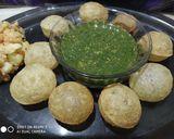 A picture of step 5 of Pani Puri.
