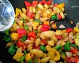 A picture of step 7 of Baby Corn Pepper Fry.