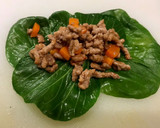 Foto del paso 2 de la receta: Ravioles de pak choi y carne con salsa sweet chili