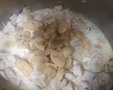 Foto del paso 2 de la receta: Macarrones con pollo, champiñones y salsa de queso