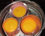 A picture of step 4 of Mango creme caramel pudding.