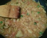 A picture of step 4 of Cabbage Curry.