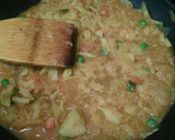 A picture of step 4 of Cabbage Curry.