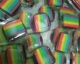 Foto langkah ke 5 dari resep Bolu Kukus Rainbow Putih Telur.