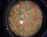 Foto del paso 2 de la receta: Crema de puerros y boniato con pollo