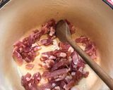 A picture of step 2 of Bolognese sauce - ragù.