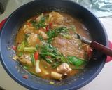 รูปขั้นตอนการทำที่ 5 ของ แกงเผ็ดไก่ใส่วุ้นเส้น (ฉบับอิสาน)​