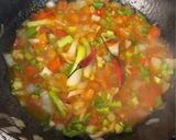 A picture of step 5 of Nostalgic Salmon w/ Tomato Fish Sauce | Cá Hồi Chiên Sốt Mắm Cà.