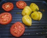 A picture of step 2 of Chatpaty Aloo.