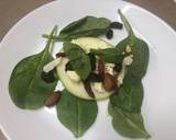 Green Apple Salad with cheese dry fruits and strawberry sauce recipe step 3 photo