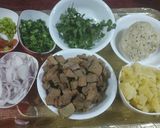 কলিজা আলুর সিঙ্গাড়া। Liver potato Shingarha! রেসিপির ধাপ 1 ছবি