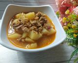 Foto langkah ke 6 dari resep Soto Daging Kentang Tauco.