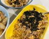 Hình bước làm 4 của món Gyudon Cơm bò kiểu Nhật