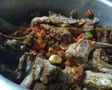 A picture of step 2 of Mutton Masala Chops.
