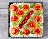 Foto del passaggio 5 della ricetta Crostata salata ricotta e verdure