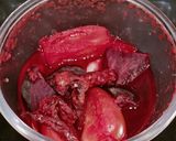 A picture of step 7 of Beetroot Consomme Soup.