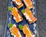 Foto del paso 1 de la receta: Brioche con Salmón y Perlas de Wasabi