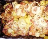 Tepsis hús burgonya ágyon recept fázis 4 fotója