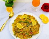 A picture of step 6 of Orange rice.