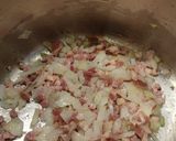 Tejszínes - baconos sertés ragú cukorborsóval recept fázis 1 fotója