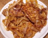 A picture of step 3 of Sweet and Sour Porkchop.