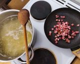 Pestós - tejszínes tészta 🧀🍝 recept fázis 1 fotója