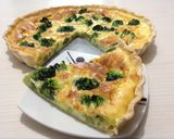 A picture of step 5 of Easy Broccoli Quiche.