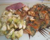 Foto del paso 1 de la receta: Paella de magro, alcachofas y esclatasangs