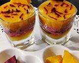 A picture of step 16 of Mango & Beetroot Sooji Halwa shots.