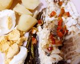 Foto del paso 5 de la receta: Doradas rellenas de verduras con espárragos y patatas