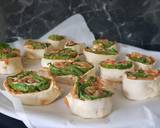 24• Recette Apéro N°1 : Palmier Pesto Rosso au Parmesan et Épinards étape de la recette 5 photo