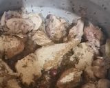 A picture of step 3 of Yakhni pulao.
