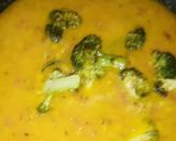 A picture of step 9 of Broccoli with yellow lentils.