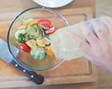 A picture of step 3 of Panzanella.