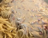 Foto del paso 5 de la receta: Tallarines a la currynara (carbonara con curry)