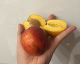 Hình bước làm 1 của món Trà đào hạt chia