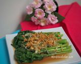 Foto langkah ke 4 dari resep Tumis Kailan Siram Saus Tiram.
