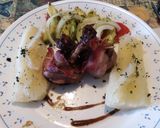 Foto del paso 5 de la receta: Piernas de pollo indues abrazadas con panceta ahumada