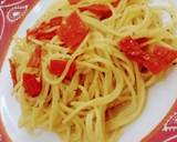 Spageti aglio olio daging asap langkah memasak 4 foto
