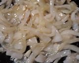 A picture of step 3 of Leftover Steak with Onions.