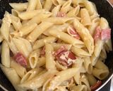 Foto langkah ke 6 dari resep Creamy Penne Vege Ham with Fiber Creme.