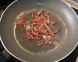 Foto del paso 2 de la receta: Pasta cremosa de bacon y champiñones (estilo risotto)