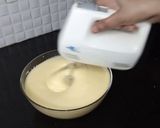 A picture of step 1 of Snickers Chocolate Roll Cake.