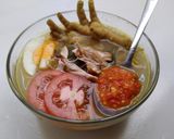 Foto langkah ke 6 dari resep Soto Lamongan Ceker ala AV Kitchen.