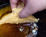 A picture of step 5 of Cheese pakoda.
