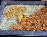 عکس مرحله 1 از دستور باقالی پلو با مرغ ریش ریش شده