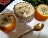 A picture of step 11 of Kheer Komola.