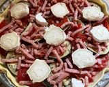 Une image de l'étape 4 de Tarte d’été tomates aubergines.