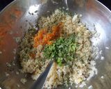 Foto del paso 1 de la receta: Bolas de arroz rellenas de morcilla